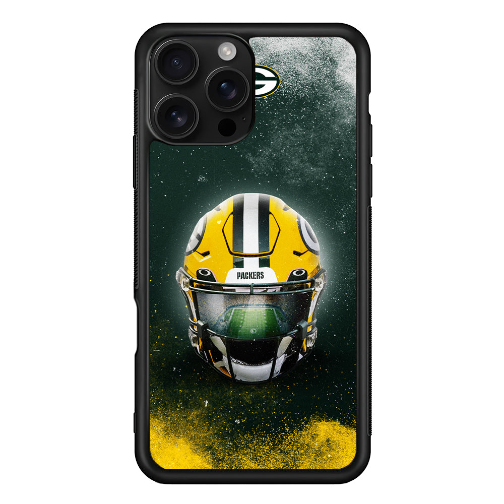 Green Bay Packers Helmet iPhone 16 Pro Case | Durable Protective Case for iPhone 16 Pro