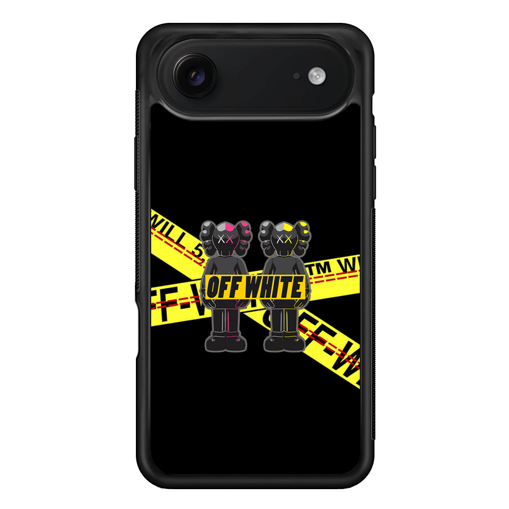 Kaws Twin Off White iPhone 17 Air Case | Slim Rubber Case for iPhone 17 Air