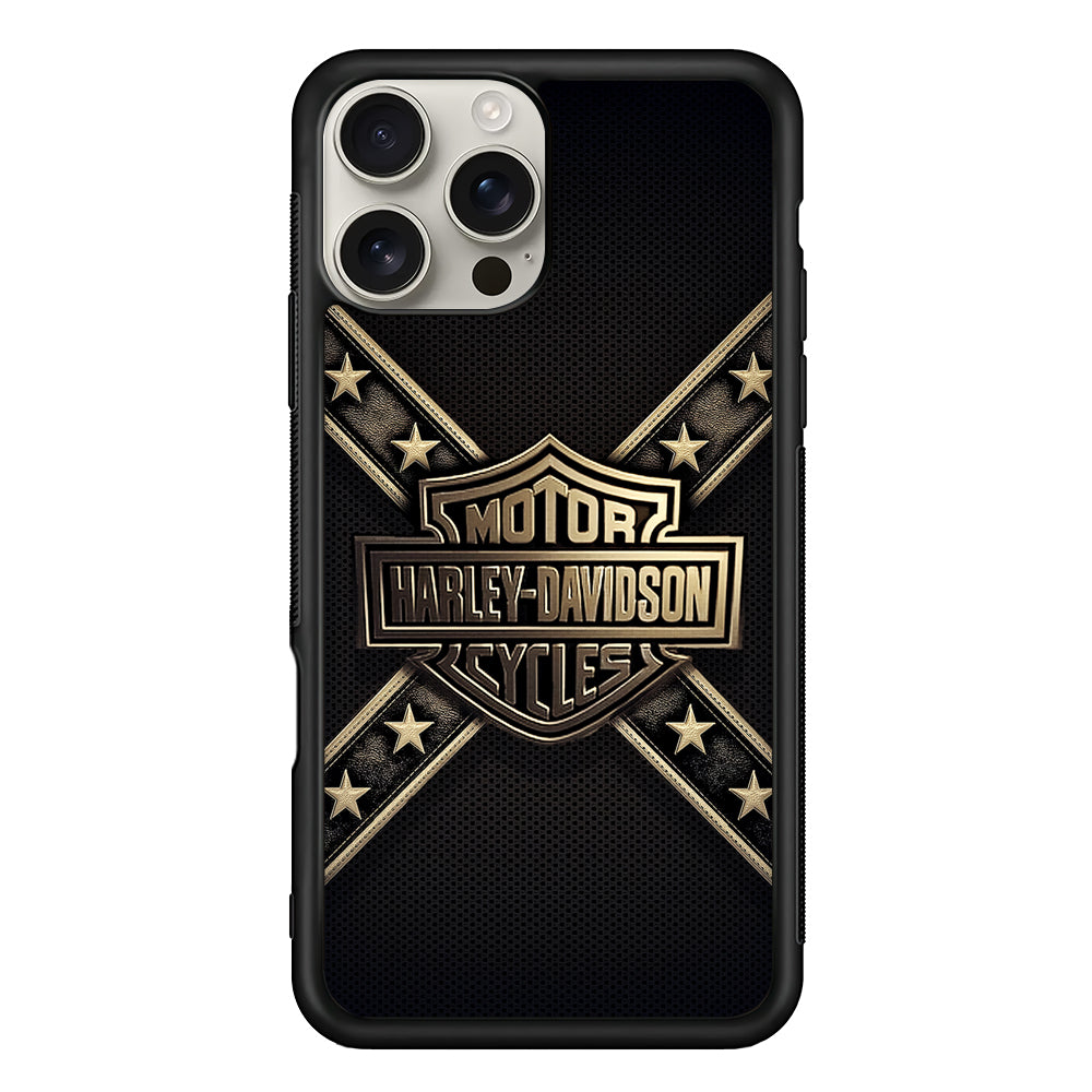 Army Star Harley Davidson iPhone 16 Pro Max Case | Durable Everyday Protective Cover