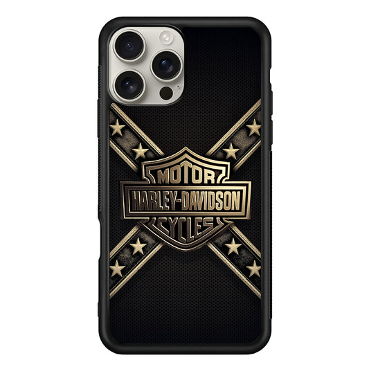 Army Star Harley Davidson iPhone 16 Pro Max Case | Durable Everyday Protective Cover