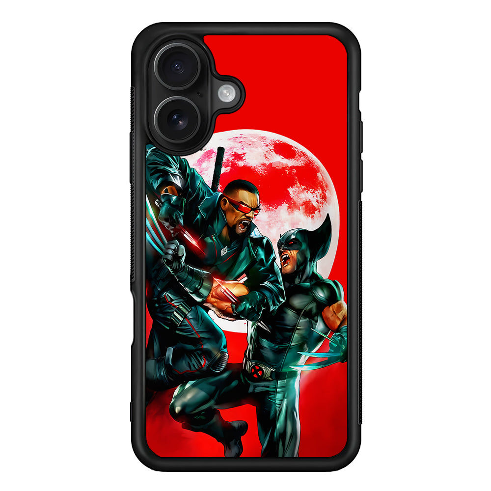 Blade Vampire VS Wolverine iPhone 16 Case - Oxvistore