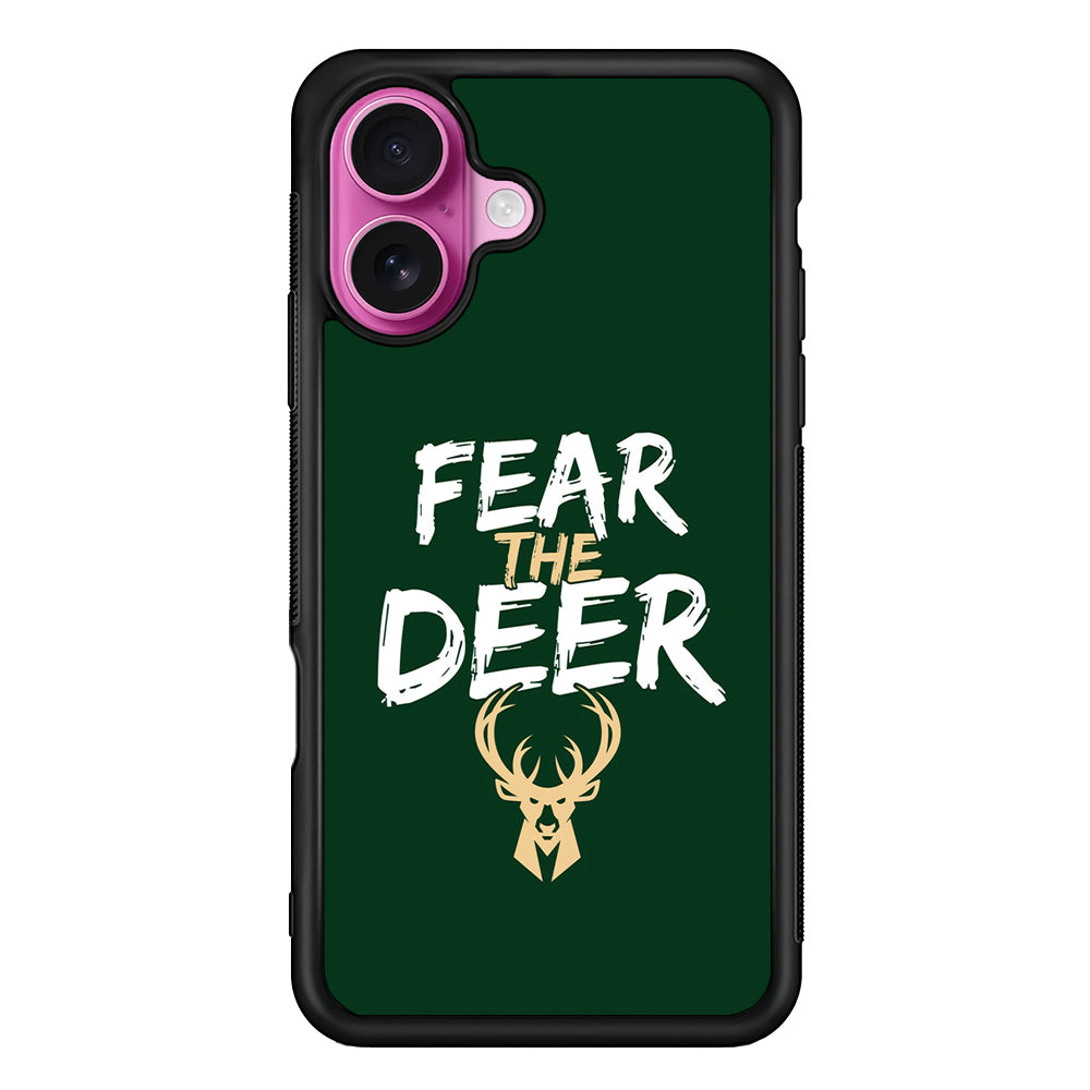 Milwaukee Bucks Deer iPhone 17 Case | Slim Protective Rubber Phone Cover