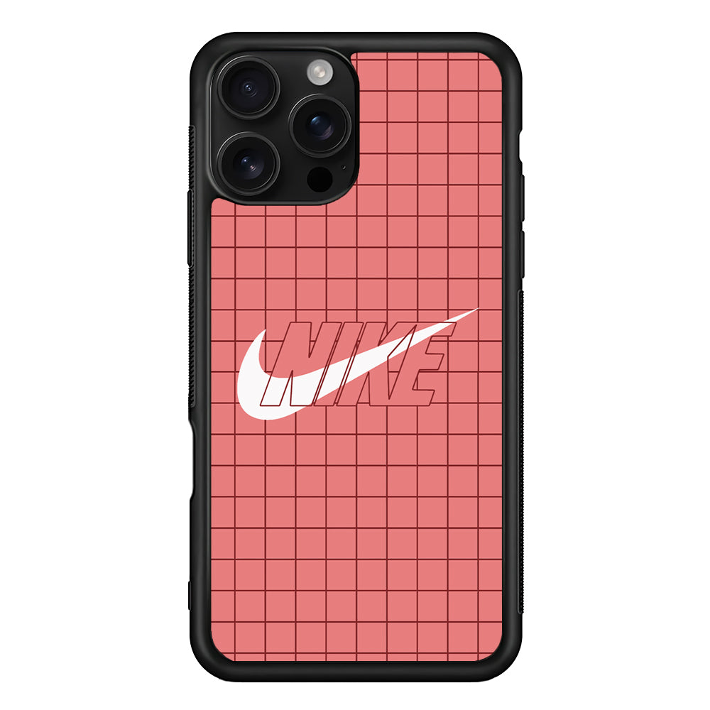 Nike Red Square Spot iPhone 16 Pro Case - Stylish Protective Cover for iPhone 16 Pro