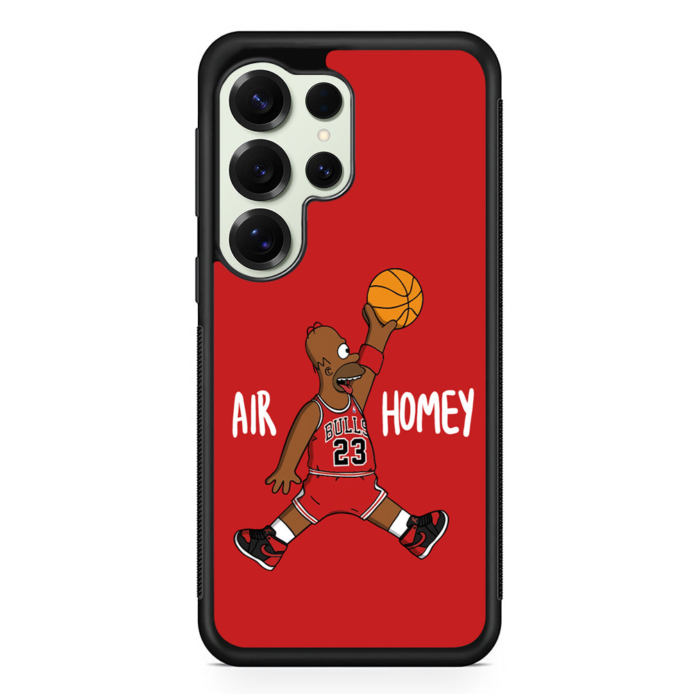 Simpson Air Homey Chicago Bulls Samsung Galaxy S25 Ultra Case | Durable Rubber Case for Samsung Galaxy S25 Ultra