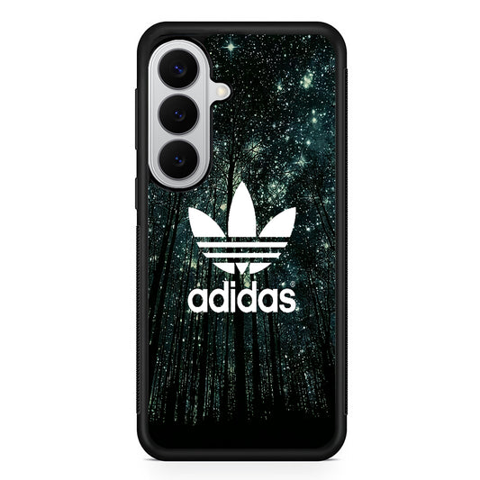 Adidas Logo Night Forest Samsung Galaxy S26 Case | Slim Samsung Galaxy S26 Rubber Case