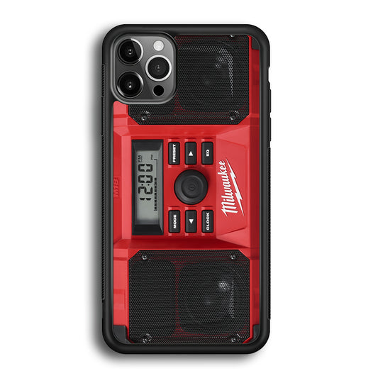 Milwaukee Tool Radio iPhone 12 Pro Max Case | Slim Rubber Case for iPhone 12 Pro Max