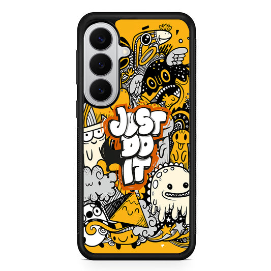 Nike Make Smile with Doodle Samsung Galaxy S26 Case | Slim Samsung Galaxy S26 Rubber Case
