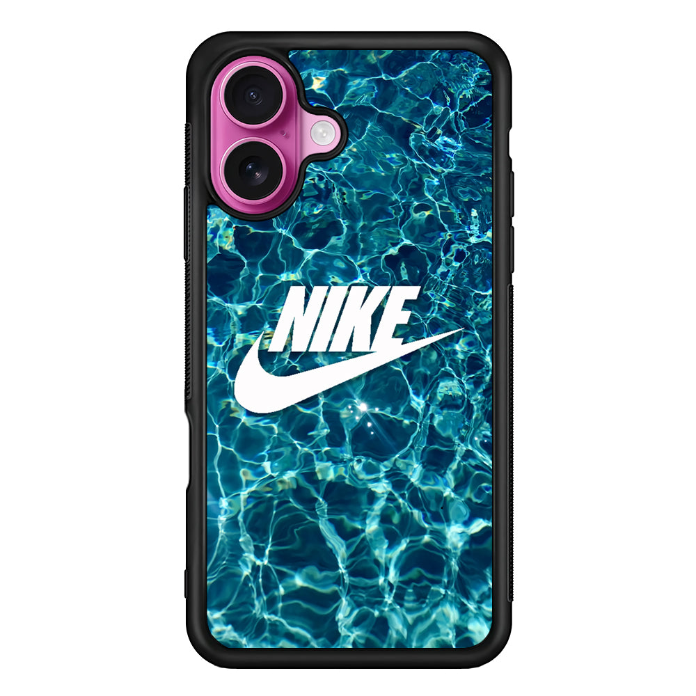 Nike Lots of Water iPhone 17 Case - Slim Rubber Case for iPhone 17