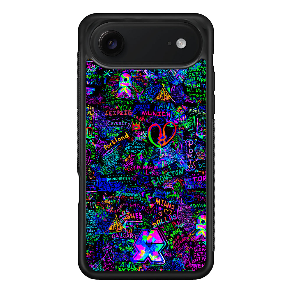 Mylo Xyloto Coldplay Graffiti iPhone 17 Air Case | Protective Case for iPhone 17 Air