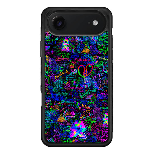 Mylo Xyloto Coldplay Graffiti iPhone 17 Air Case | Protective Case for iPhone 17 Air