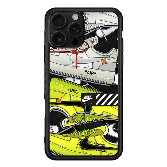 Nike Air Shoelaces iPhone 16 Pro Case - Stylish Protective Cover for iPhone 16 Pro