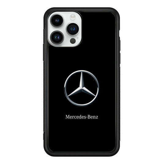 Mercedes-Benz Metallic Silver iPhone 13 Pro Case | Slim Rubber Case for iPhone 13 Pro