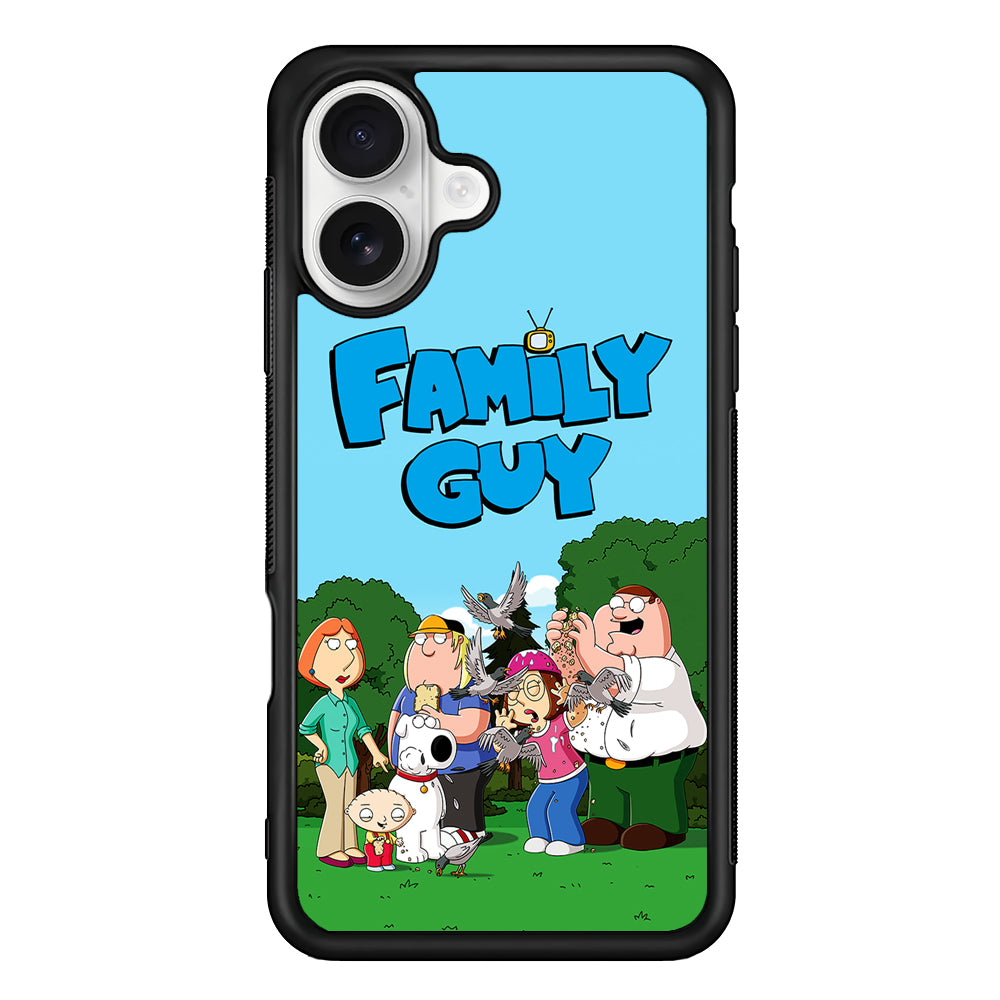 Family Guy Griffin Family iPhone 16 Plus Case | Durable Protective Rubber Cover