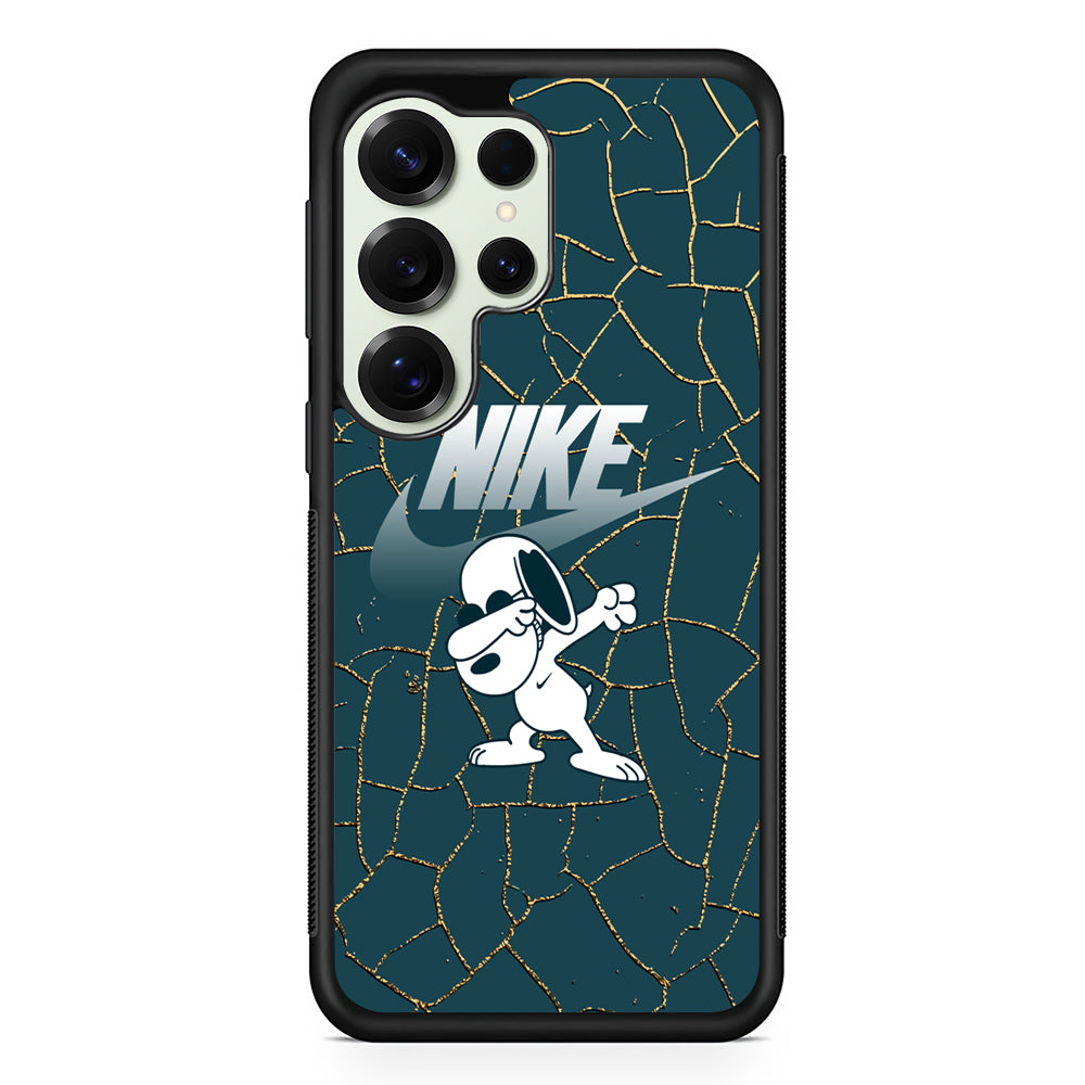 Nike and Snoopy Snoop Dab Samsung Galaxy S25 Ultra Case | Durable Rubber Case for Samsung Galaxy S25 Ultra