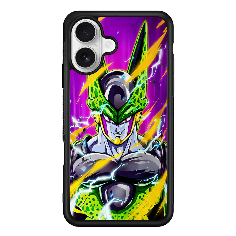 Cell Dragon Ball Z iPhone 16 Plus Case | Durable Protective Rubber Cover