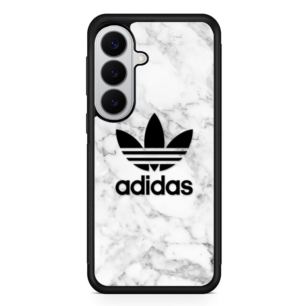 Adidas Marble Backdrop Samsung Galaxy S26 Case | Slim Samsung Galaxy S26 Rubber Case