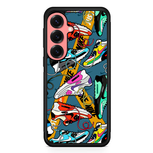 Nike Twister Shoelaces Samsung Galaxy S25 Case | Slim Protective Cover for Samsung Galaxy S25
