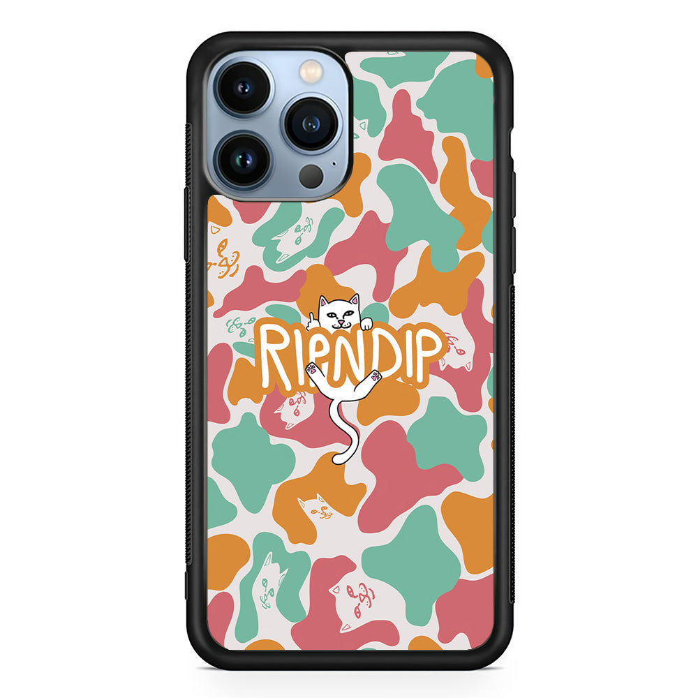 Rip N Dip Colorfull Camo iPhone 15 Pro Max Case | Slim Rubber Case for iPhone 15 Pro Max