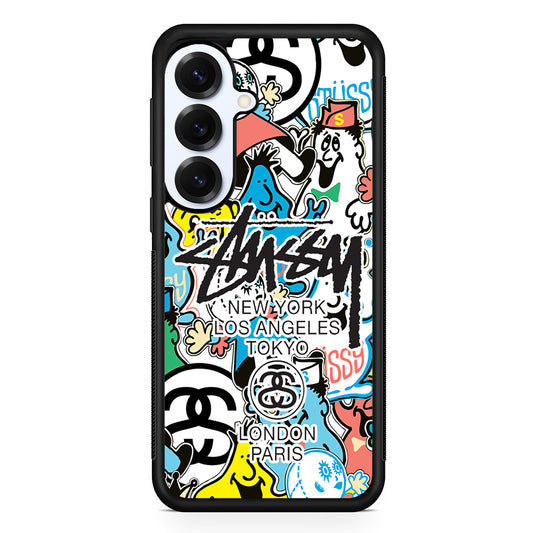 Stussy Doodle Doll Samsung Galaxy S25 Plus Case | Slim Rubber Case for Samsung Galaxy S25 Plus
