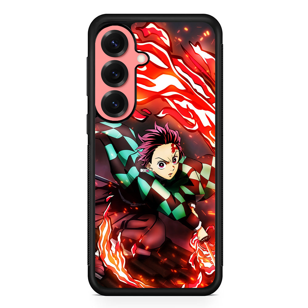 Tanjiro Kamado Demon Slayer Anime Samsung Galaxy S25 Case | Protective Case for Samsung Galaxy S25