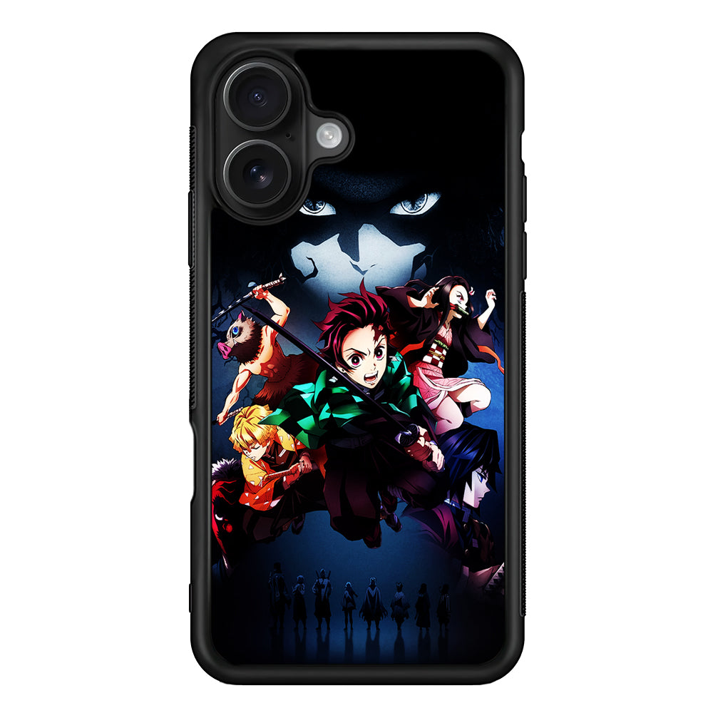 Demon Slayer Epic Adventure iPhone 16 Case - Oxvistore
