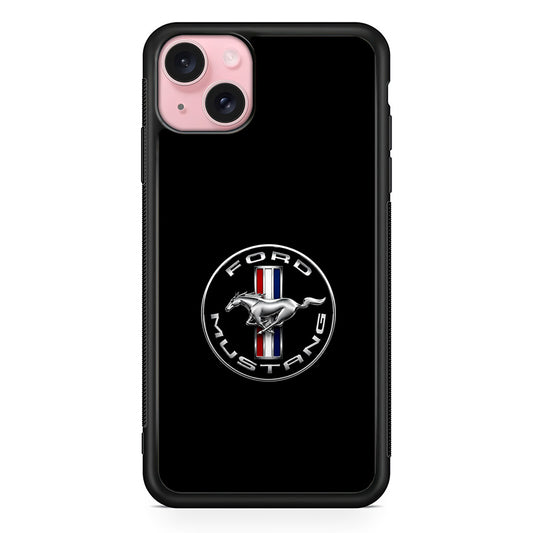 Ford Mustang Icon of Speed iPhone 15 Case | Slim Rubber Case for iPhone 15