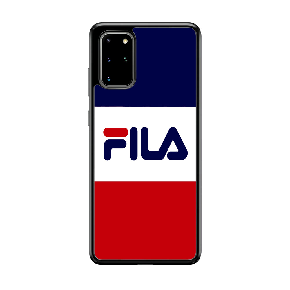 Fila Three Colors Samsung Galaxy S20 Plus Case | Slim Rubber Case for Samsung Galaxy S20 Plus