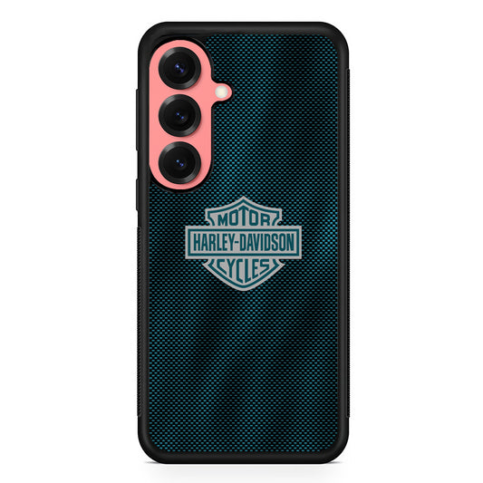 Harley Davidson Shiny Blue Steel Samsung Galaxy S25 Case | Slim Protective Cover for Samsung Galaxy S25