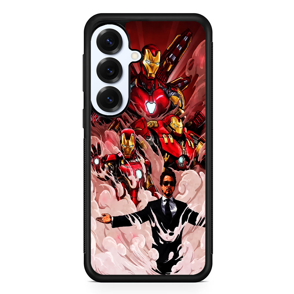 Legend Tony Stark Iron Man Samsung Galaxy S25 Plus Case | Slim Rubber Cover for Samsung Galaxy S25 Plus