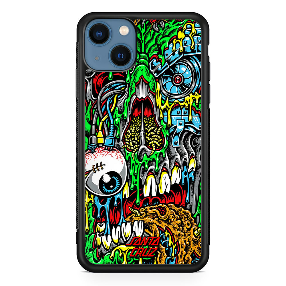 Santa Cruz Cyber Zombie iPhone 13 Case | Slim Rubber Case for iPhone 13
