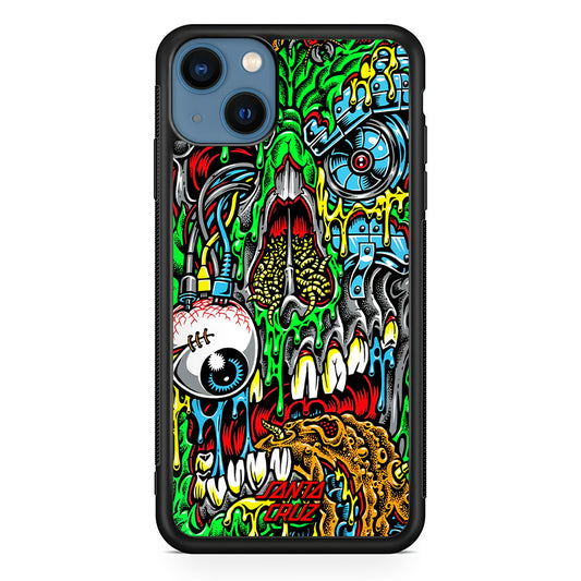 Santa Cruz Cyber Zombie iPhone 13 Case | Slim Rubber Case for iPhone 13