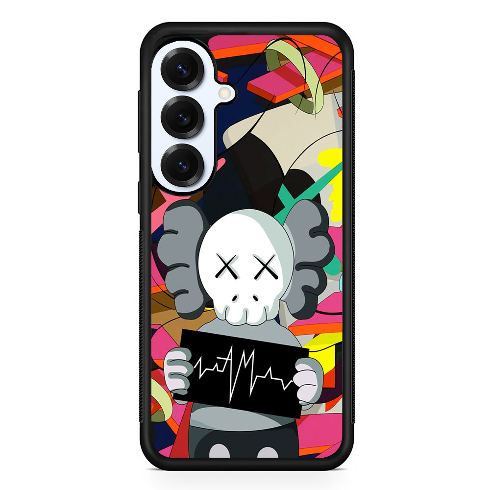 Kaws Signature to The World Samsung Galaxy S25 Plus Case | Slim Rubber Case for Samsung Galaxy S25 Plus