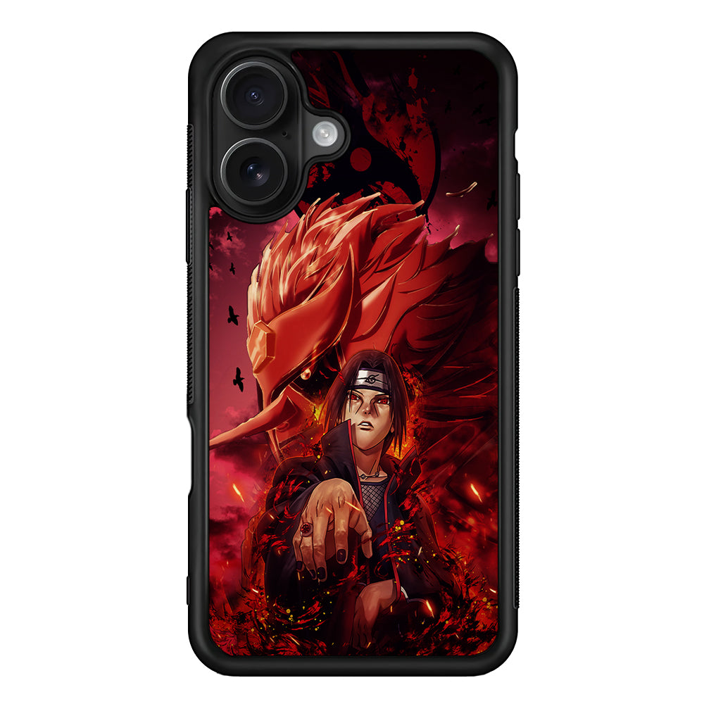 Naruto Itachi of The Sharingan Susanoo iPhone 16 Case - Oxvistore