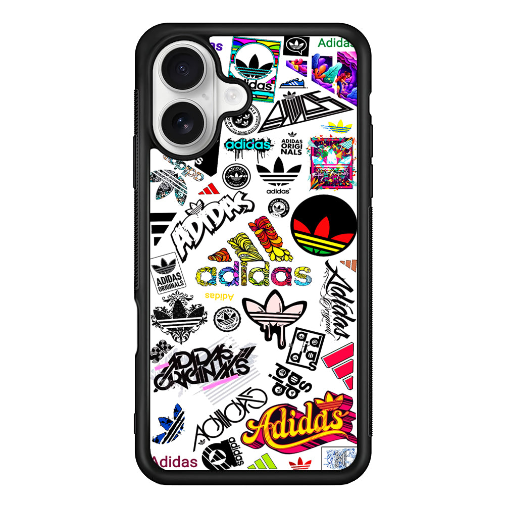 Cool Adidas Logo Collection iPhone 16 Plus Case – Slim Fit Protective Phone Case