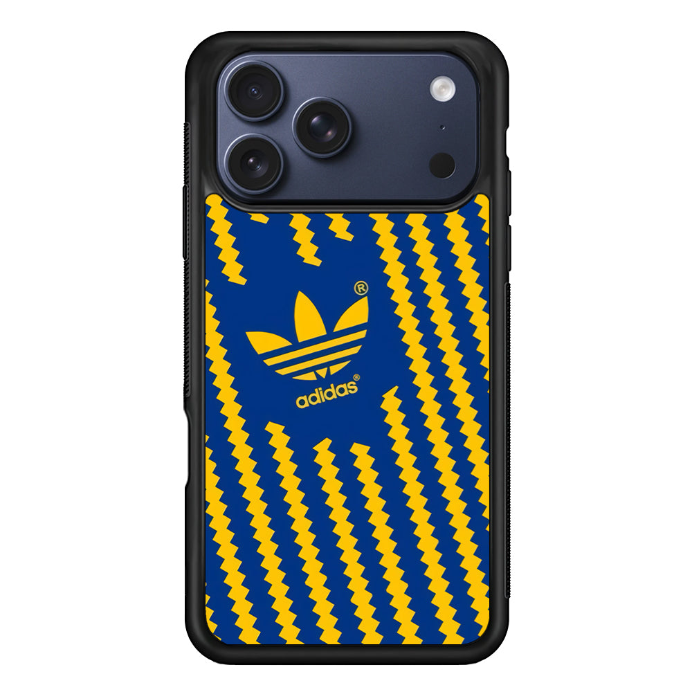 Adidas Choppy Line iPhone 17 Pro Max Case | Durable Rubber Case for iPhone 17 Pro Max