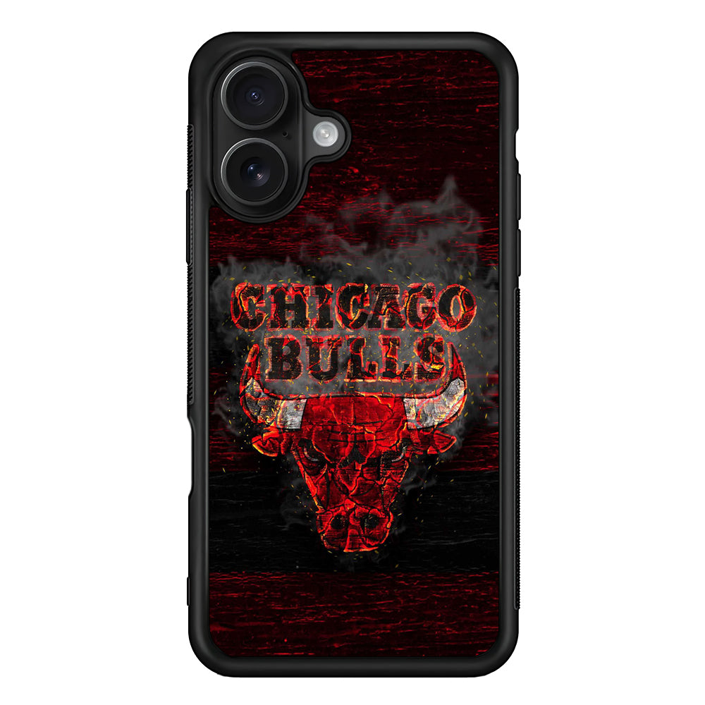 Chicago Bulls Burn iPhone 16 Case - Oxvistore
