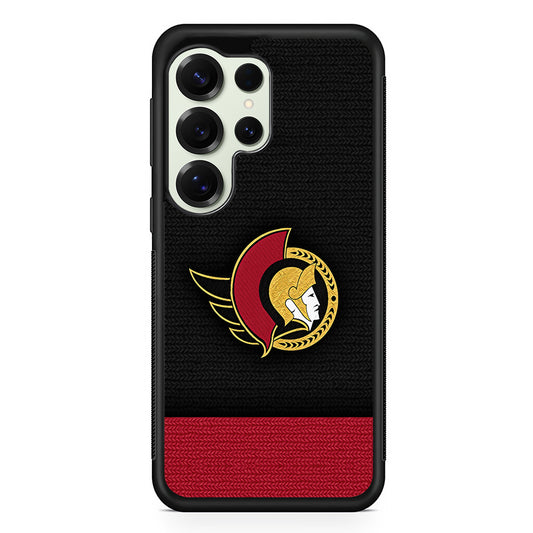 Ottawa Senators Pattern Samsung Galaxy S25 Ultra Case | Durable Rubber Case for Samsung Galaxy S25 Ultra