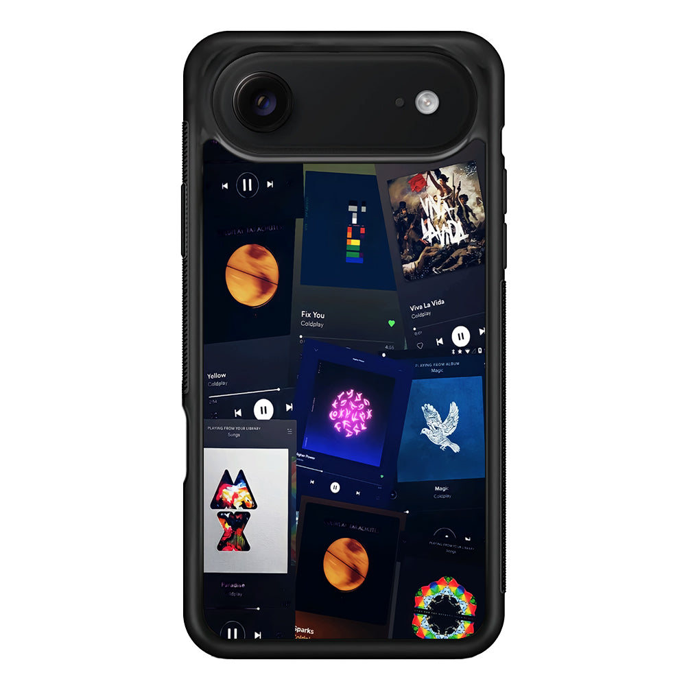 Coldplay Playlist Song iPhone 17 Air Case | Protective Case for iPhone 17 Air