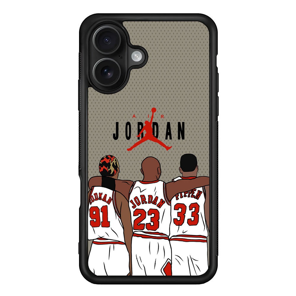 Air Jordan Story of Comrade iPhone 16 Case - Oxvistore