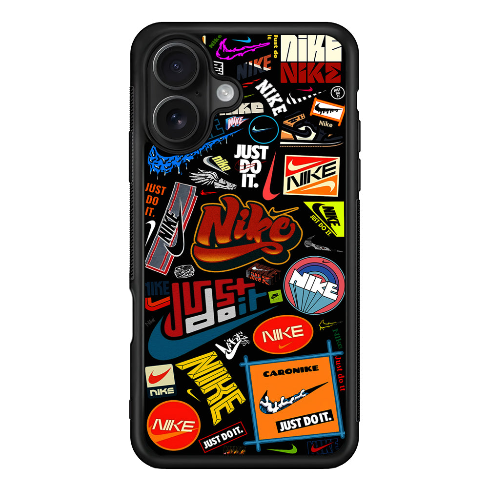 Cool Nike Logo Collection iPhone 16 Case - Oxvistore