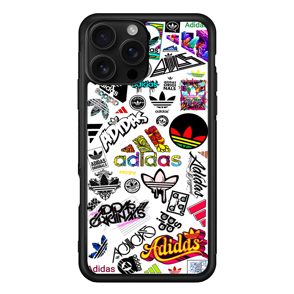 Cool Adidas Logo Collection iPhone 16 Pro Case - Stylish Protective Cover for iPhone 16 Pro