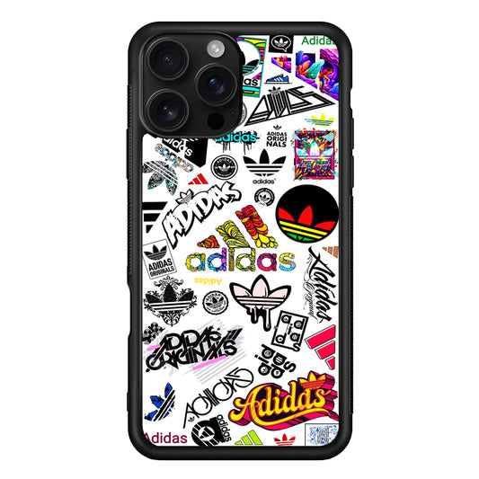 Cool Adidas Logo Collection iPhone 16 Pro Case - Stylish Protective Cover for iPhone 16 Pro