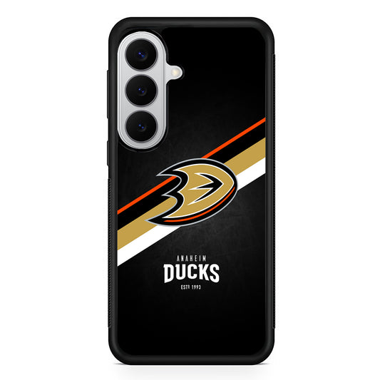 Anaheim Ducks Logo Samsung Galaxy S26 Case | Protective Rubber Cover