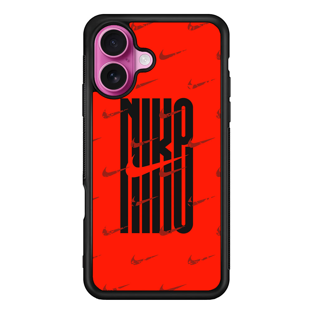 Nike Light Up The Red iPhone 17 Case - Slim Rubber Case for iPhone 17