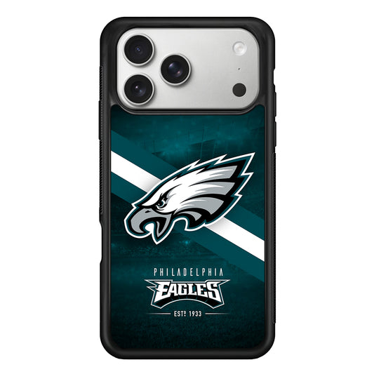 Philadelphia Eagles Logo iPhone 17 Pro Case | Slim Rubber Case for iPhone 17 Pro
