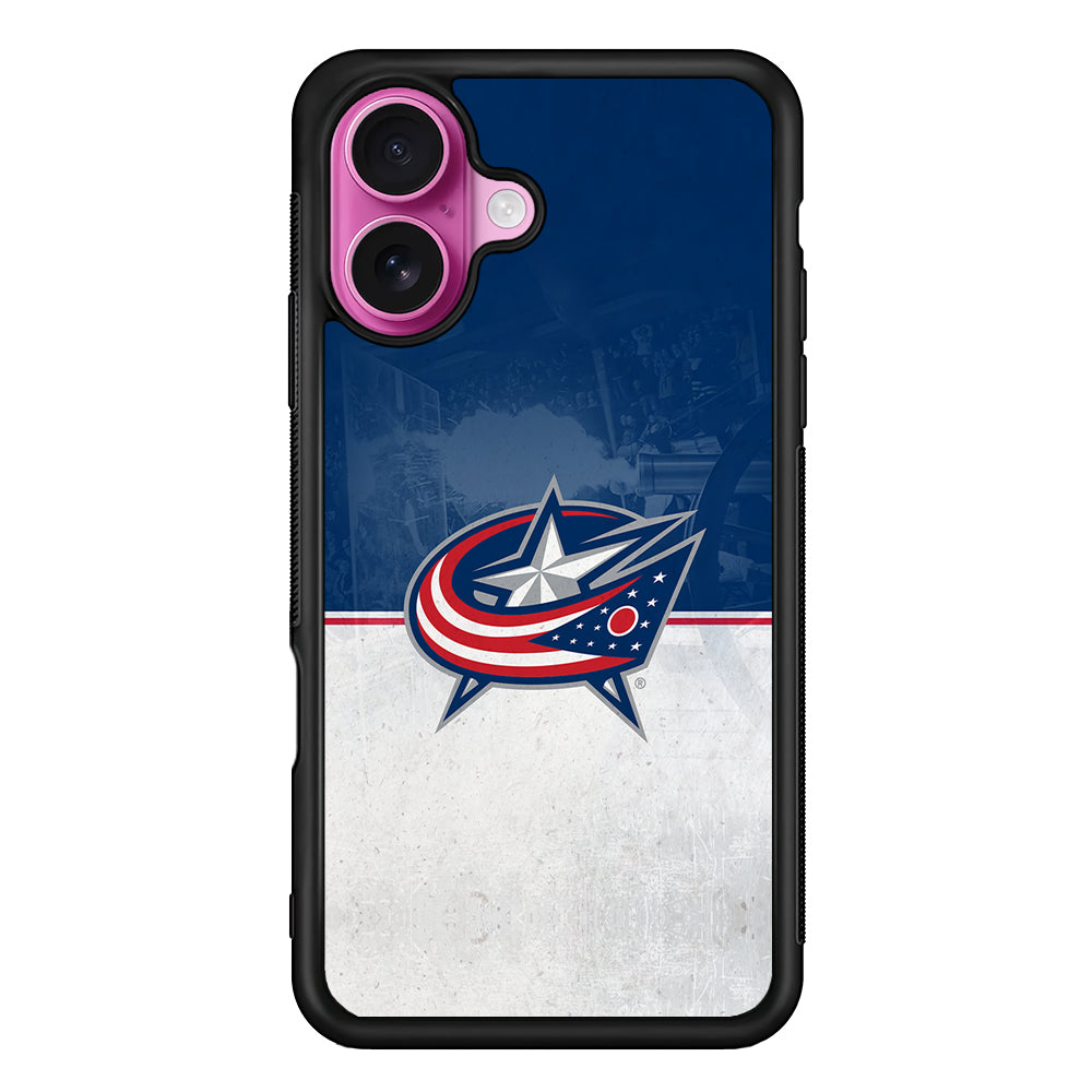 Columbus Blue Jackets Logo iPhone 17 Case | Slim Protective Rubber Phone Cover