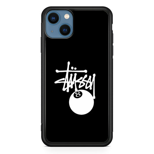 Stussy 8 Pool Ball iPhone 13 Case | Slim Rubber Case for iPhone 13