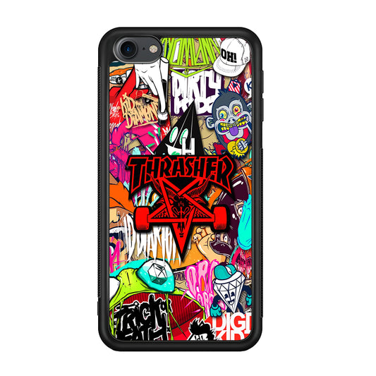 Thrasher Gang Assembly iPod Touch 6 Case | Slim Rubber Case for iPod Touch 6