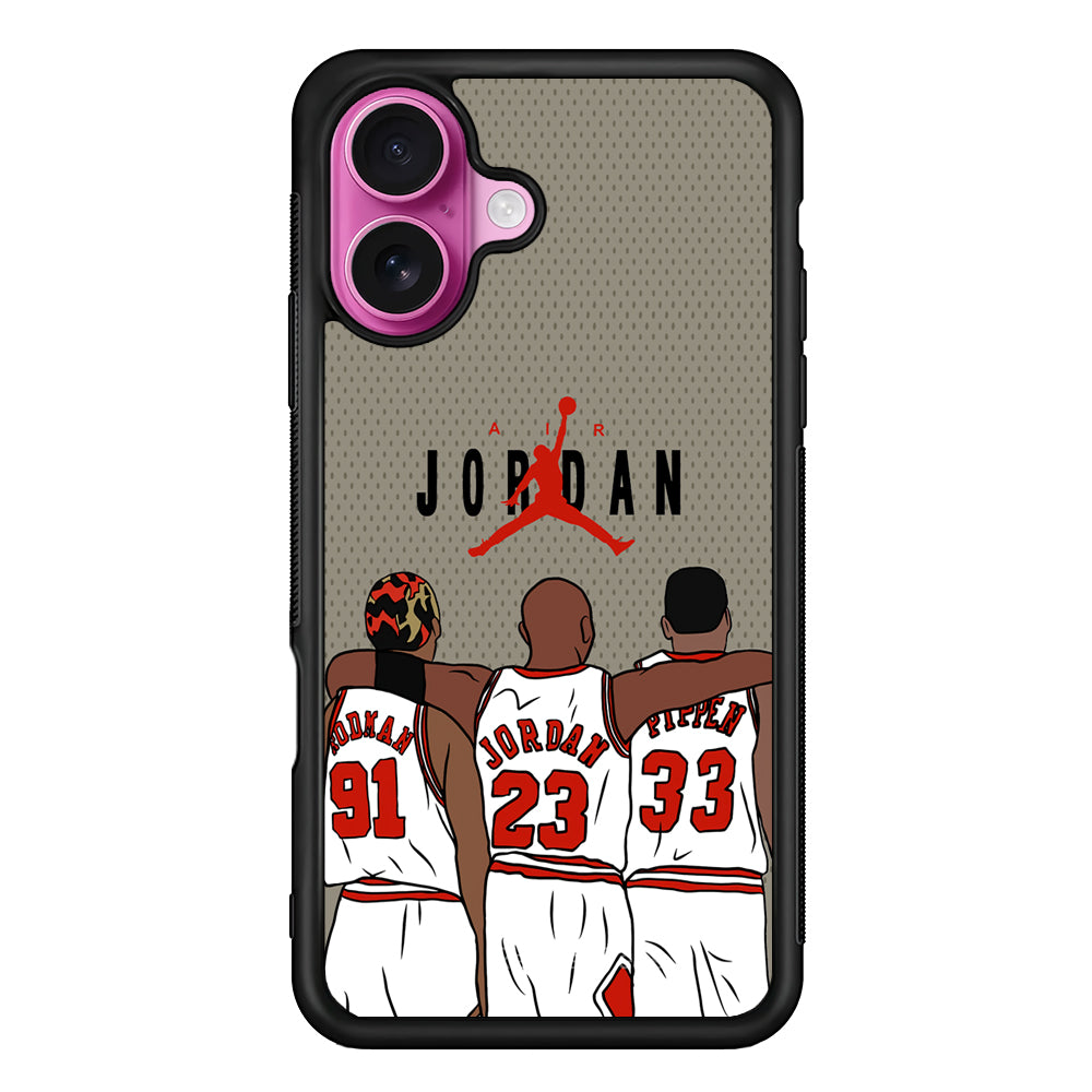 Air Jordan Story of Comrade iPhone 17 Case - Slim Rubber Case for iPhone 17