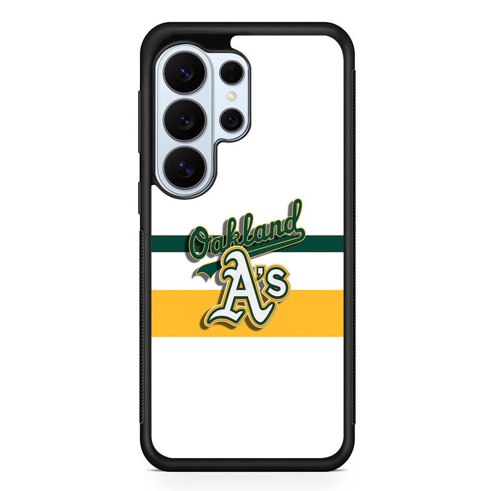 Oakland Athletics Logo Samsung Galaxy S26 Ultra Case | Protective Phone Cover